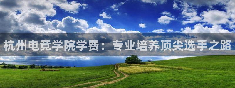 db电竞是什么软件啊：杭州电竞学院学费：专业培养顶尖选手之路