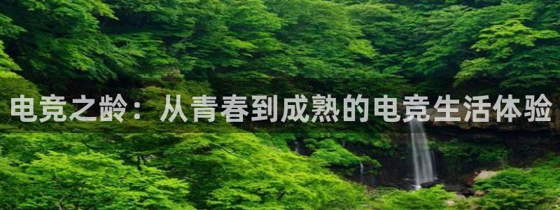 db电竞下载：电竞之龄：从青春到成熟的电竞生活体验