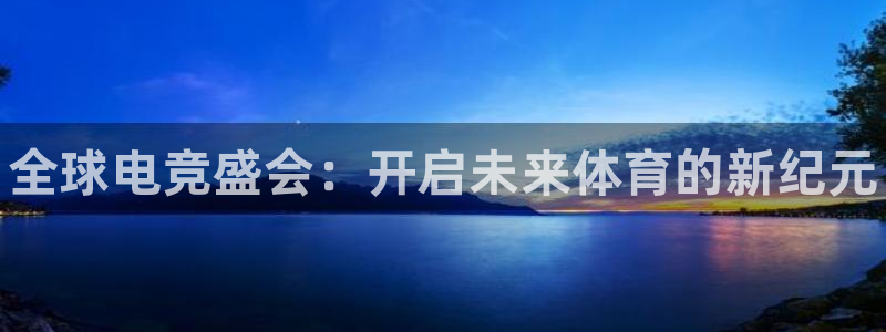 db电竞官网入口：全球电竞盛会：开启未来体育的新纪元